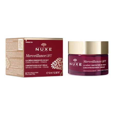 Vasetto da 50 Ml di Nuxe Merveillance Lift Crema Antirughe Concentrata Notte 50 Ml. Vasetto da 50 Ml di Nuxe Merveillance Lift Crema Antirughe Concentrata Notte 50 Ml.