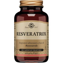 Solgar Resveratrox Integratore Antinvecchiamento 60 Capsule