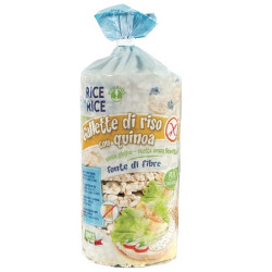 RICE&RICE GALLETTE DI RISO CON QUINOA 100 G SENZA LIEVITO