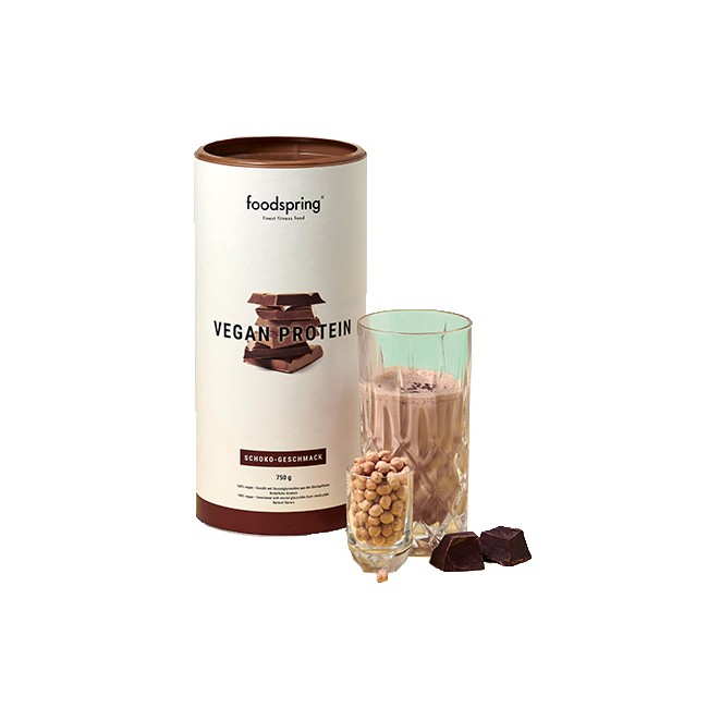 Foodspring Vegan Protein Integratore Di Proteine Per Vegani Gusto Cioccolato 750 Grammi Foodspring Vegan Protein Integratore Di Proteine Per Vegani Gusto Cioccolato 750 Grammi