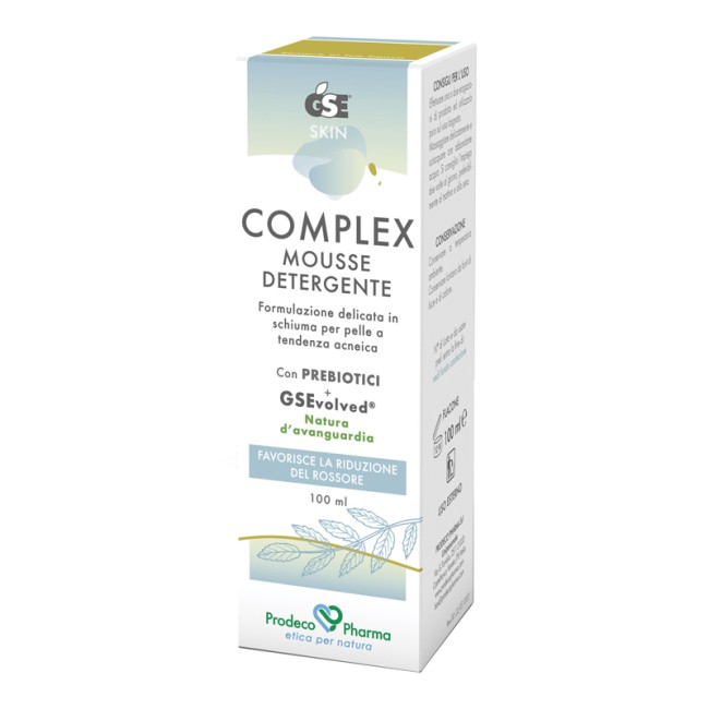 GSE SKIN COMPLEX MOUSSE DETERGENTE PELLE A TENDENZA ACNEICA 100 ML GSE SKIN COMPLEX MOUSSE DETERGENTE PELLE A TENDENZA ACNEICA 100 ML