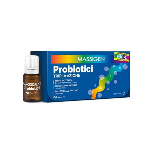 MASSIGEN PROBIOTICI 10 FLACONCINI X 8 ML MASSIGEN PROBIOTICI 10 FLACONCINI X 8 ML