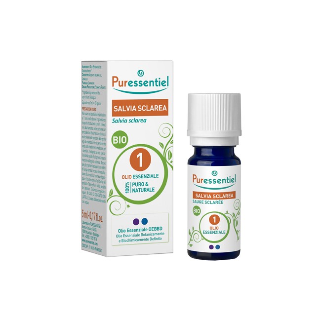 PURESSENTIEL SALVIA SCLAREA OLIO ESSENZIALE BIO 10 ML PURESSENTIEL SALVIA SCLAREA OLIO ESSENZIALE BIO 10 ML
