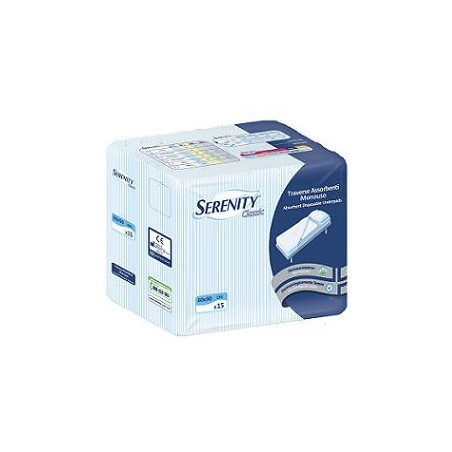 TRAVERSA SALVAMATERASSO PER INCONTINENZA SERENITY CLASSIC RIMBOCCABILE MISURA 80X180CM 30 PEZZI