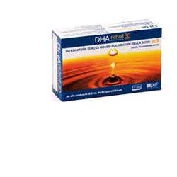 Confezione da 195 perle di DHA Richoil, integratore per il benessere della vista e del sistema nervoso.