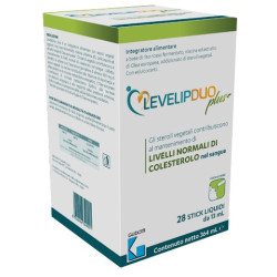 Confezione da 28 stick di Levelip Duo Plus Integratore Per Il Benessere Cardiovascolare.