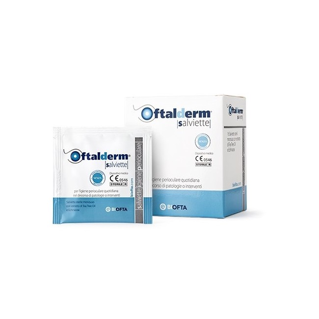 Oftalderm Salviette Sterili Monouso 16 Pezzi Oftalderm Salviette Sterili Monouso 16 Pezzi