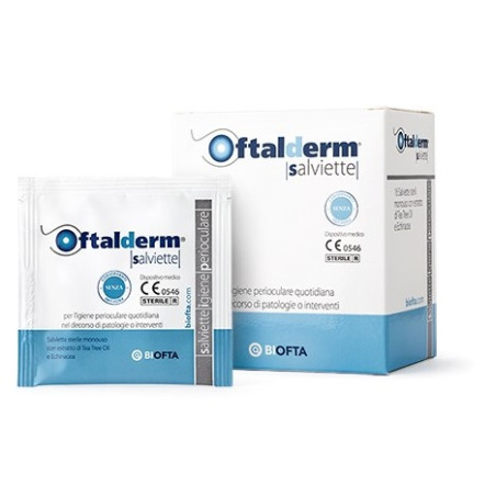 Oftalderm Salviette Sterili Monouso 16 Pezzi Oftalderm Salviette Sterili Monouso 16 Pezzi