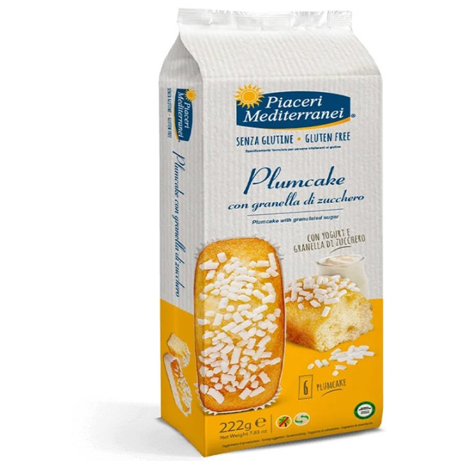 PIACERI MEDITERRANEI PLUMCAKE GRANELLA ZUCCHERO 6 PEZZI 37 G PIACERI MEDITERRANEI PLUMCAKE GRANELLA ZUCCHERO 6 PEZZI 37 G