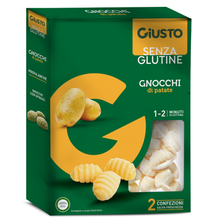 GIUSTO SENZA GLUTINE GNOCCHI 2X250 G GIUSTO SENZA GLUTINE GNOCCHI 2X250 G