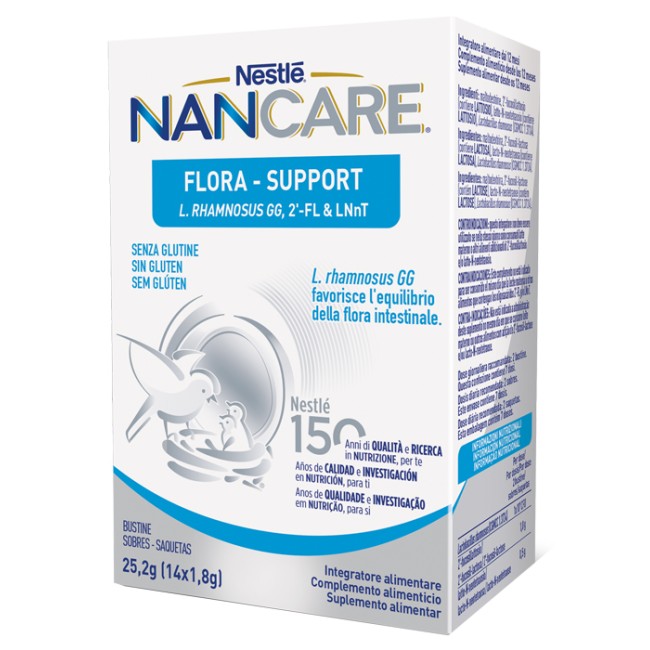 NESTLE' NANCARE FLORA SUPPORT 14 BUSTINE NESTLE' NANCARE FLORA SUPPORT 14 BUSTINE