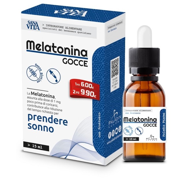 SANAVITA MELATONINA GOCCE 15 ML SANAVITA MELATONINA GOCCE 15 ML