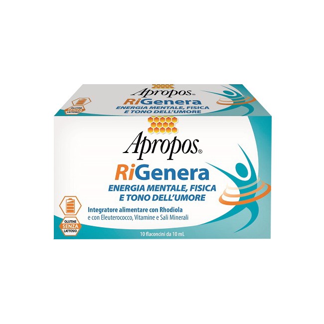 APROPOS RIGENERA ENERGIA FISICA E MENTALE 10 FLACONCINI 10 ML APROPOS RIGENERA ENERGIA FISICA E MENTALE 10 FLACONCINI 10 ML