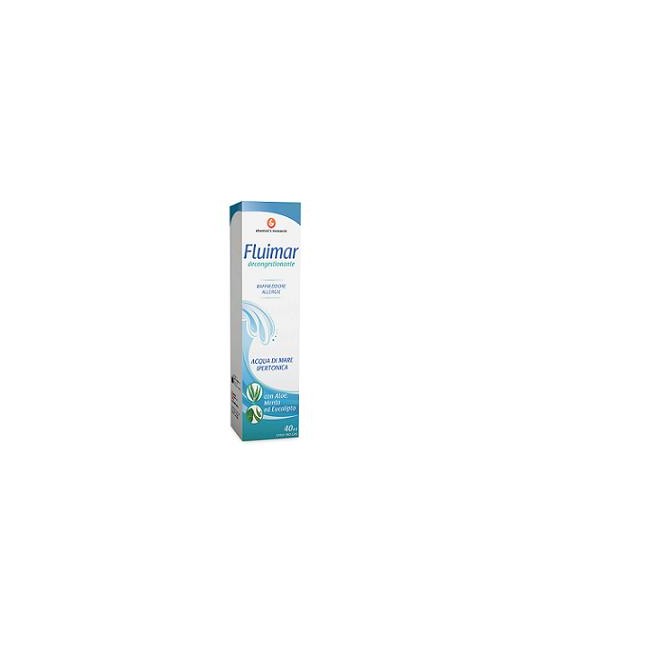 FLUIMAR SPRAY DECONGESTIONANTE NASALE IPERTONICO CON ACQUA DI MARE 40 ML FLUIMAR SPRAY DECONGESTIONANTE NASALE IPERTONICO CON ACQUA DI MARE 40 ML