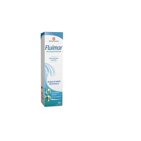 FLUIMAR SPRAY DECONGESTIONANTE NASALE IPERTONICO CON ACQUA DI MARE 40 ML FLUIMAR SPRAY DECONGESTIONANTE NASALE IPERTONICO CON ACQUA DI MARE 40 ML
