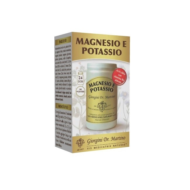 Magnesio E Potassio Polvere 180 G Magnesio E Potassio Polvere 180 G
