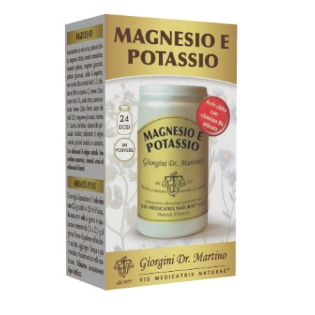 Magnesio E Potassio Polvere 180 G Magnesio E Potassio Polvere 180 G