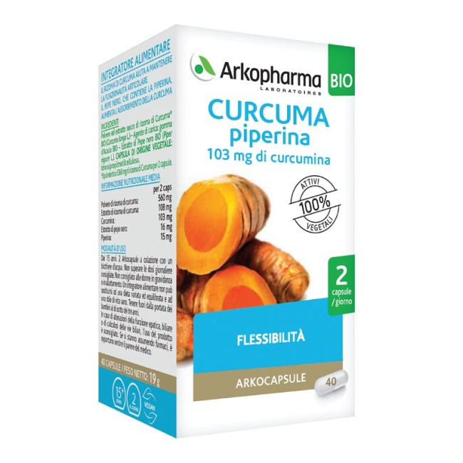 ARKOCPS CURCUMA + PIPERINA 40 CAPSULE ARKOCPS CURCUMA + PIPERINA 40 CAPSULE