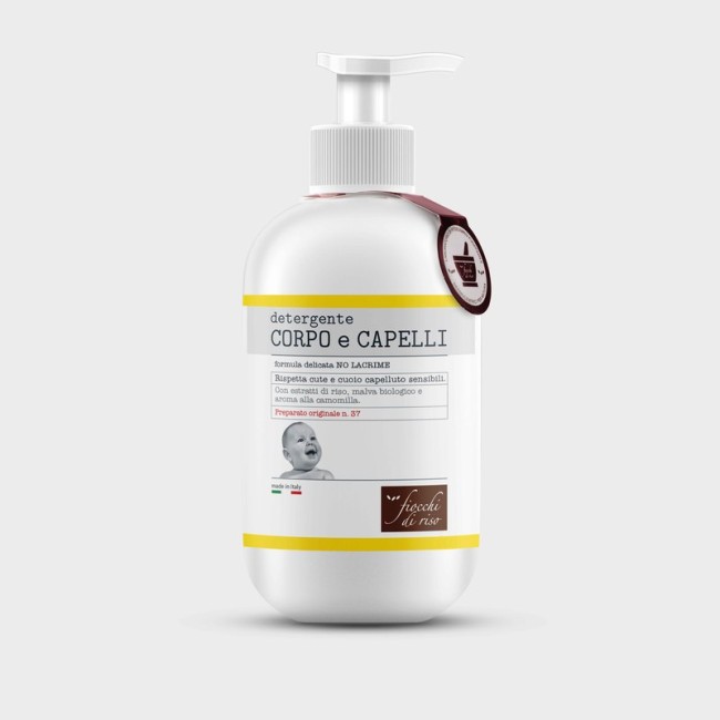 FIOCCHI DI RISO DETERGENTE CORPO/CAPELLI CAMOMILLA 400 ml FIOCCHI DI RISO DETERGENTE CORPO/CAPELLI CAMOMILLA 400 ml
