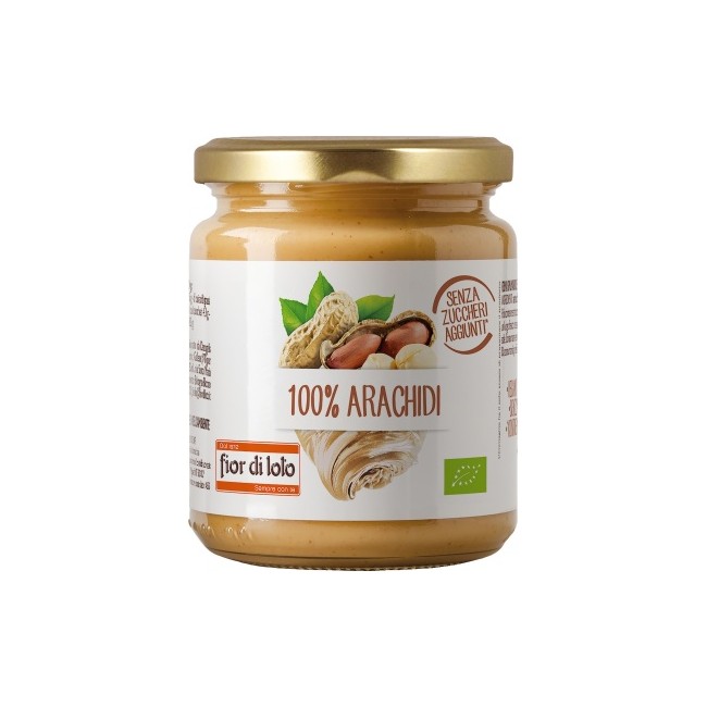 FIOR DI LOTO CREMA 100% DI ARACHIDI TOSTATE FIOR DI LOTO CREMA 100% DI ARACHIDI TOSTATE