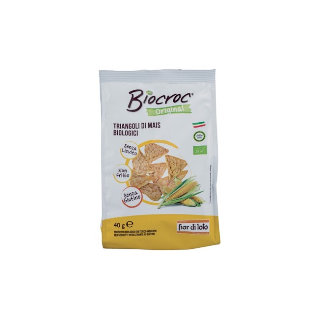BIOCROC TRIANGOLI DI MAIS BIO 40 G BIOCROC TRIANGOLI DI MAIS BIO 40 G