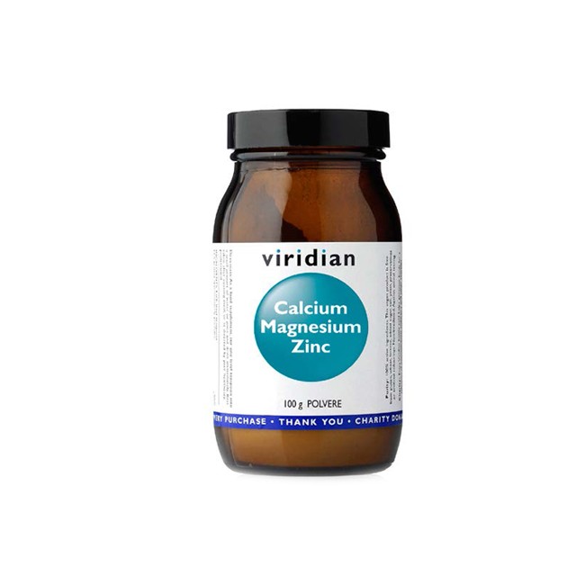 VIRIDIAN CALCIUM MAGNESIUM ZINC 100G POLVERE VIRIDIAN CALCIO MAGNESIO ZINCO VIRIDIAN CALCIUM MAGNESIUM ZINC 100G POLVERE VIRIDIAN CALCIO MAGNESIO ZINCO