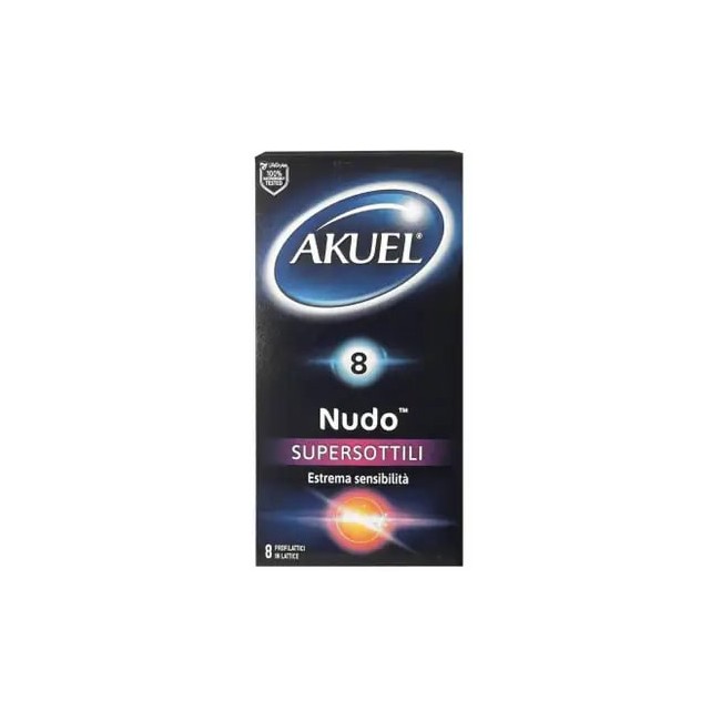 PROFILATTICO AKUEL NUDO SUPERSOTTILE 8 PEZZI PROFILATTICO AKUEL NUDO SUPERSOTTILE 8 PEZZI
