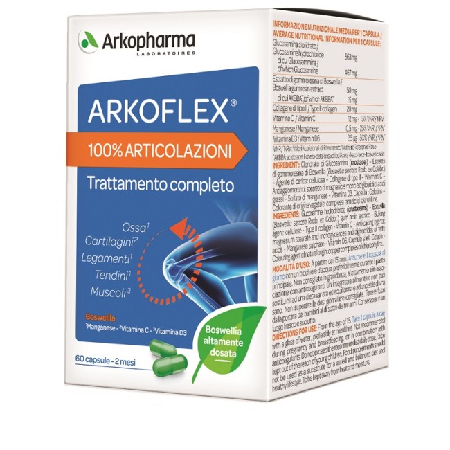 ARKOFLEX 100% ARTICOLAZIONI 60 CAPSULE ARKOFLEX 100% ARTICOLAZIONI 60 CAPSULE