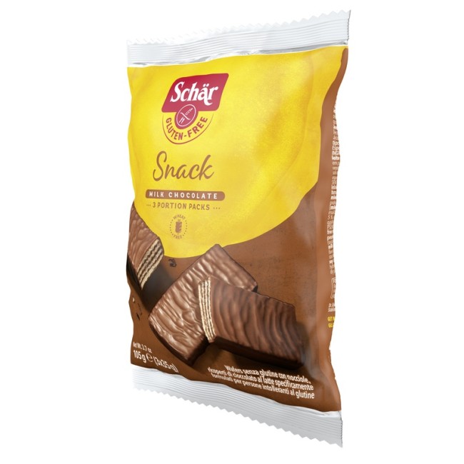 Schar Snack Wafers Al Cioccolato Con Nocciole Senza Glutine 105g (3x35g) Schar Snack Wafers Al Cioccolato Con Nocciole Senza Glutine 105g (3x35g)