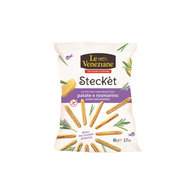 LE VENEZIANE STECKET PATATE ROSMARINO 60 G LE VENEZIANE STECKET PATATE ROSMARINO 60 G