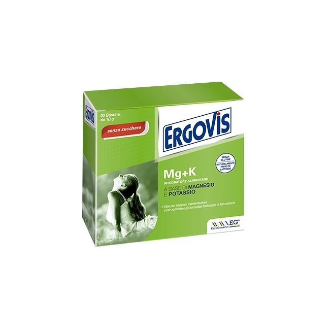 ERGOVIS MG+K SENZA ZUCCHERO 20 BUSTINE 5 G ERGOVIS MG+K SENZA ZUCCHERO 20 BUSTINE 5 G