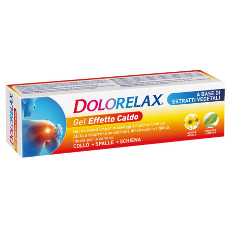 Tubo da 75 ml di Dolerax Gel Effetto Caldo, integratore per dolori muscolari. Tubo da 75 ml di Dolerax Gel Effetto Caldo, integratore per dolori muscolari.