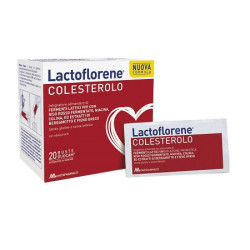 Confezione da 20 buste di Lactoflorene Colesterolo Integratore Per Il Metabolismo Dei Lipidi.