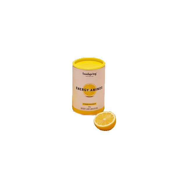 Foodspring Energy Aminos Integratore Di Amminoacidi E Caffeina Gusto Limone 400 Grammi Foodspring Energy Aminos Integratore Di Amminoacidi E Caffeina Gusto Limone 400 Grammi