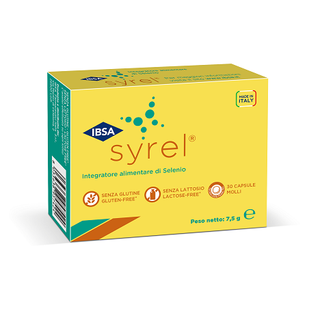 IBSA Syrel Integratore di Selenio per il normale funzionamento della tiroide 30 capsule molli