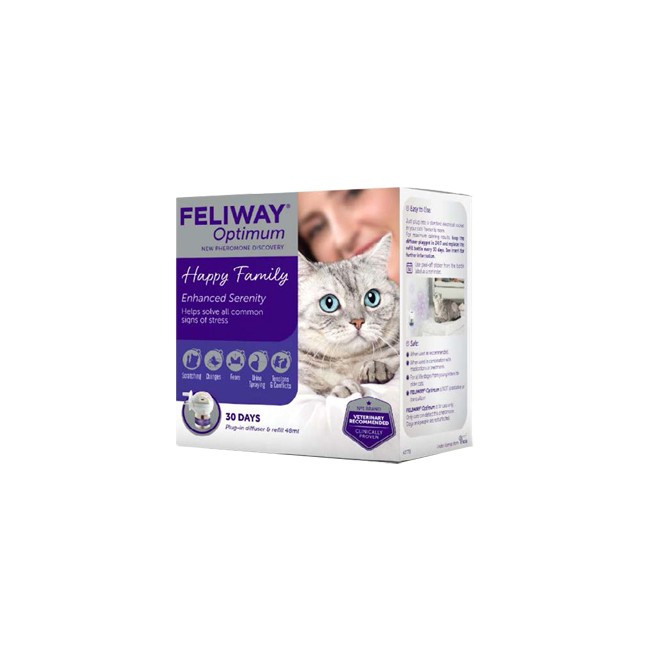 FELIWAY OPTIMUM DIFFUSORE + RICARICA DA 48 ML FELIWAY OPTIMUM DIFFUSORE + RICARICA DA 48 ML