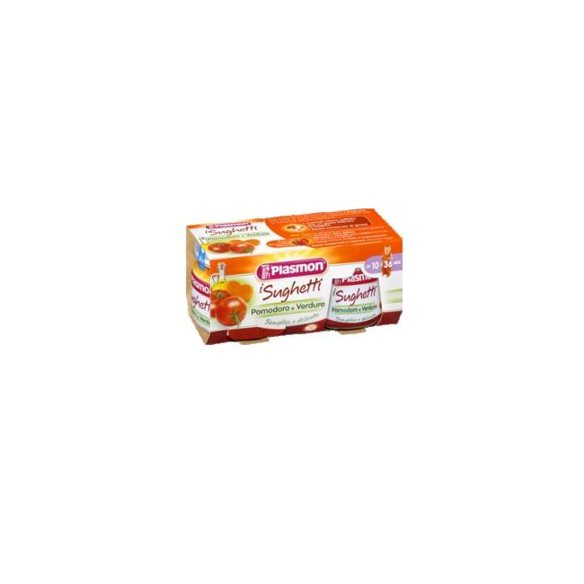 PLASMON SUGHETTO POMODORO E VERDURE 80 G X 2 PEZZI PLASMON SUGHETTO POMODORO E VERDURE 80 G X 2 PEZZI