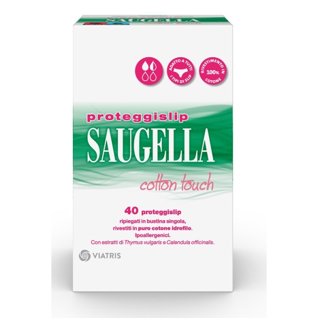 Saugella Cotton Touch Proteggislip Linea Assorbenti 40 Pezzi Saugella Cotton Touch Proteggislip Linea Assorbenti 40 Pezzi