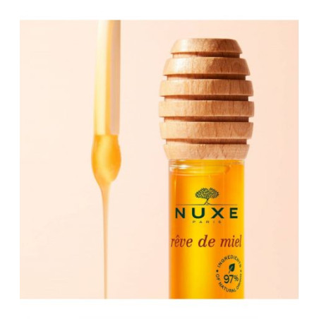 Flaconcino da 10 ml di Nuxe Reve de Miel Gloss al Miele