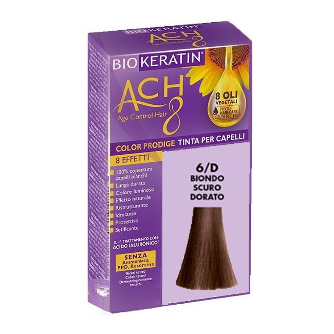 BIOKERATIN ACH8 COLOR PRODIGE 6/D BIONDO SCURO DORATO BIOKERATIN ACH8 COLOR PRODIGE 6/D BIONDO SCURO DORATO