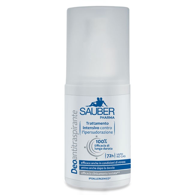 Sauber Pharma Antitraspirante 72H Deodorante Vapo 75ml Sauber Pharma Antitraspirante 72H Deodorante Vapo 75ml
