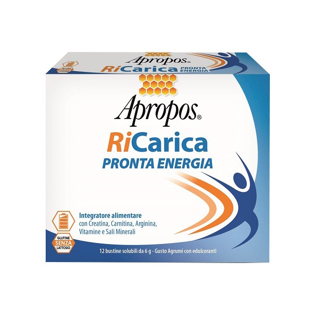 APROPOS RICARICA PRONTA ENERGIA 12 BUSTINE 6 G APROPOS RICARICA PRONTA ENERGIA 12 BUSTINE 6 G