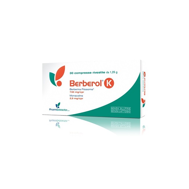 Confezione da 30 compresse di Berberol K integratore per abbassare il colesterolo e i grassi cattivi Confezione da 30 compresse di Berberol K integratore per abbassare il colesterolo e i grassi cattivi