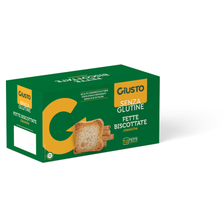 GIUSTO SENZA GLUTINE FETTE BISCOTTATE 150 G GIUSTO SENZA GLUTINE FETTE BISCOTTATE 150 G
