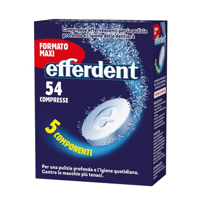 EFFERDENT 54 COMPRESSE EFFERVESCENTI EFFERDENT 54 COMPRESSE EFFERVESCENTI