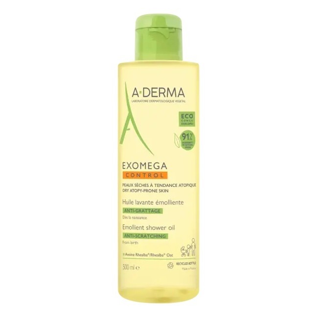 Ricarica da 500 ml di A-Derma Exomega Control Olio Lavante Emolliente Per Pelle Secca. Ricarica da 500 ml di A-Derma Exomega Control Olio Lavante Emolliente Per Pelle Secca.