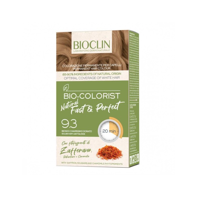 BIOCLIN BIO COLOR FAST&PERFECTION 9,3 BIONDO CHIARO DORATO CREMA COLORANTE 60 ML + RIVELATORE IN CREMA 60 ML + BIO COLOR SHAMPOO BIOCLIN BIO COLOR FAST&PERFECTION 9,3 BIONDO CHIARO DORATO CREMA COLORANTE 60 ML + RIVELATORE IN CREMA 60 ML + BIO COLOR SHAMPOO