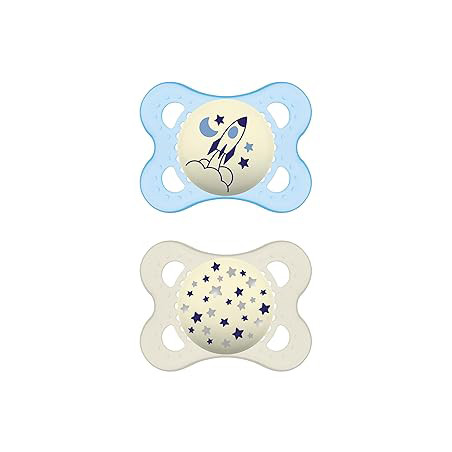 Mam Succhietto Original Night 2-6 Mesi Silicone Maschio 2 Pezzi Mam Succhietto Original Night 2-6 Mesi Silicone Maschio 2 Pezzi