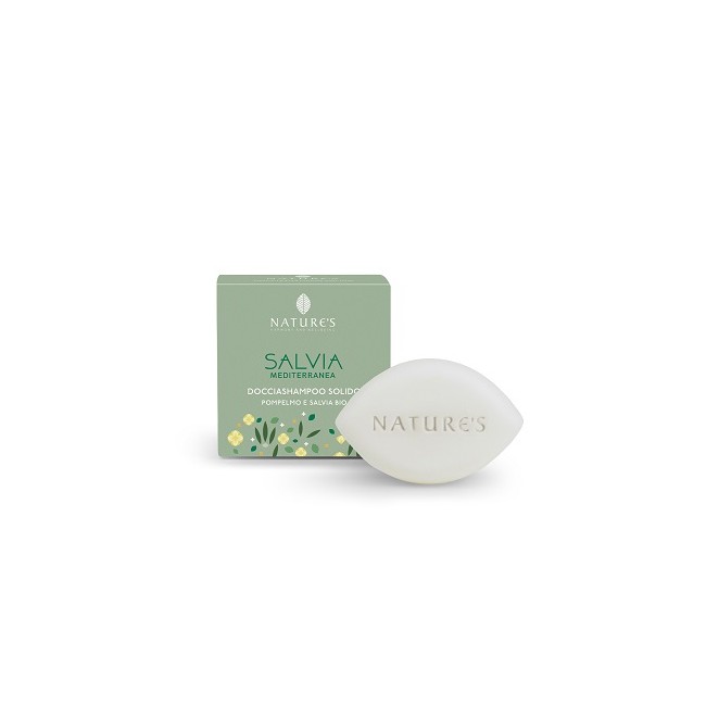 NATURE'S SALVIA MEDITERRANEA DOCCIA SHAMPOO SOLIDO 60 G EDIZIONE LIMITATA NATURE'S SALVIA MEDITERRANEA DOCCIA SHAMPOO SOLIDO 60 G EDIZIONE LIMITATA