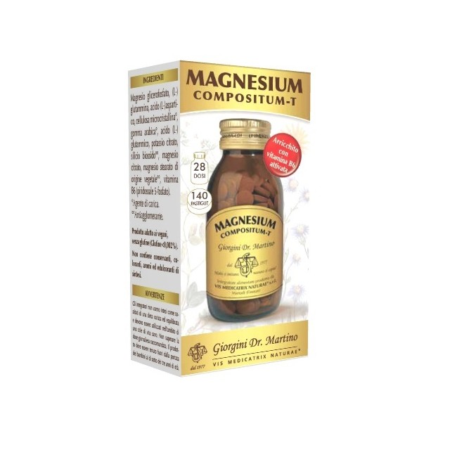 MAGNESIUM COMPOSITUM-T 140 PASTIGLIE MAGNESIUM COMPOSITUM-T 140 PASTIGLIE